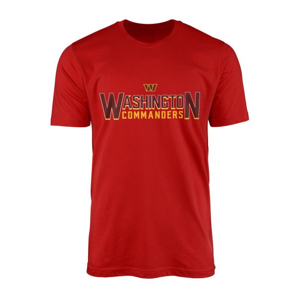 Washington Commanders | Burgundy & Gold Tişört XL - Kırmızı