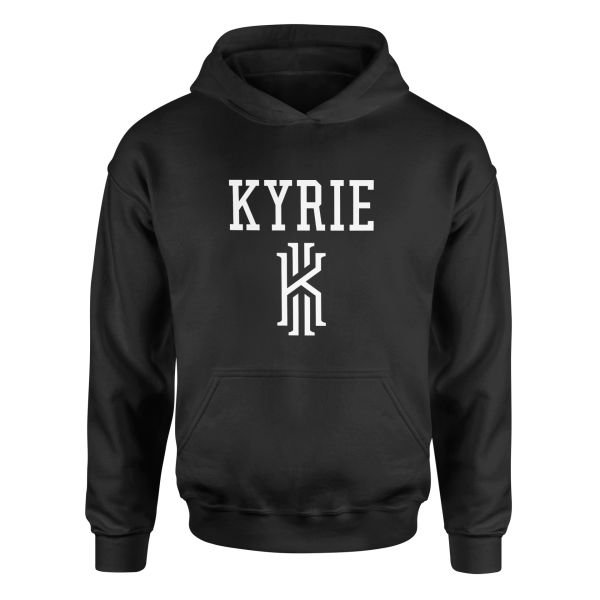 KYRIE Text Hoodie M - Siyah