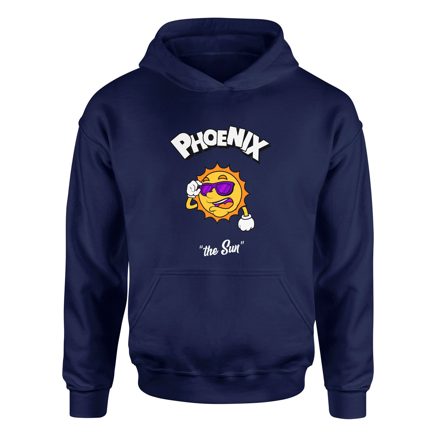 Phoenix Cartoon Hoodie L - İndigo Mavisi