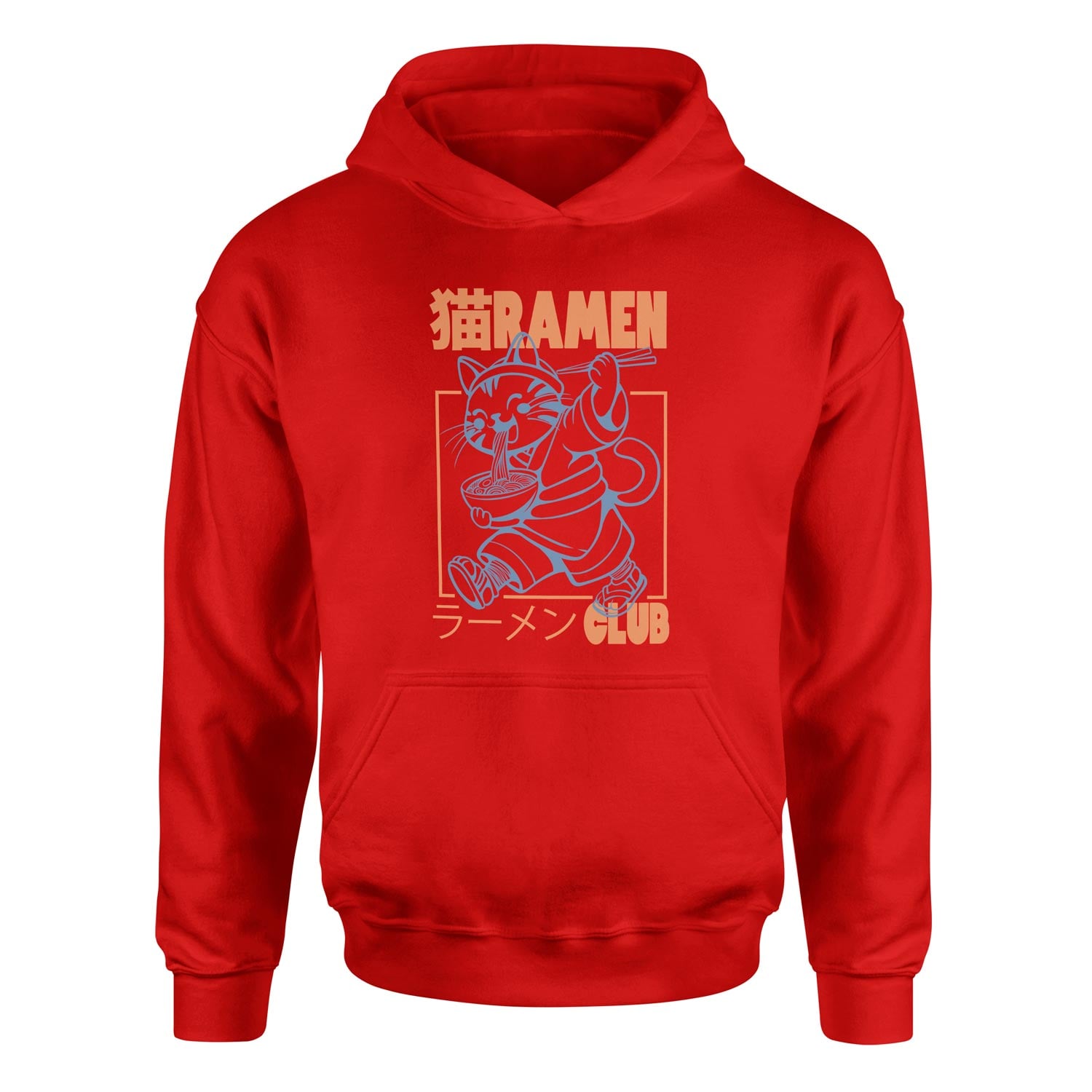 Ramen Club Hoodie XXL - Kırmızı