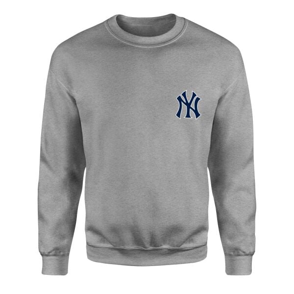 New York Yankees Sweatshirt L - Gri | OUTLET
