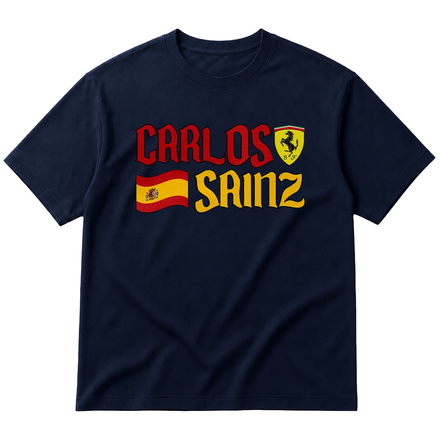 Carlos Sainz Spanish Matador Oversize Tişört L - İndigo Mavisi