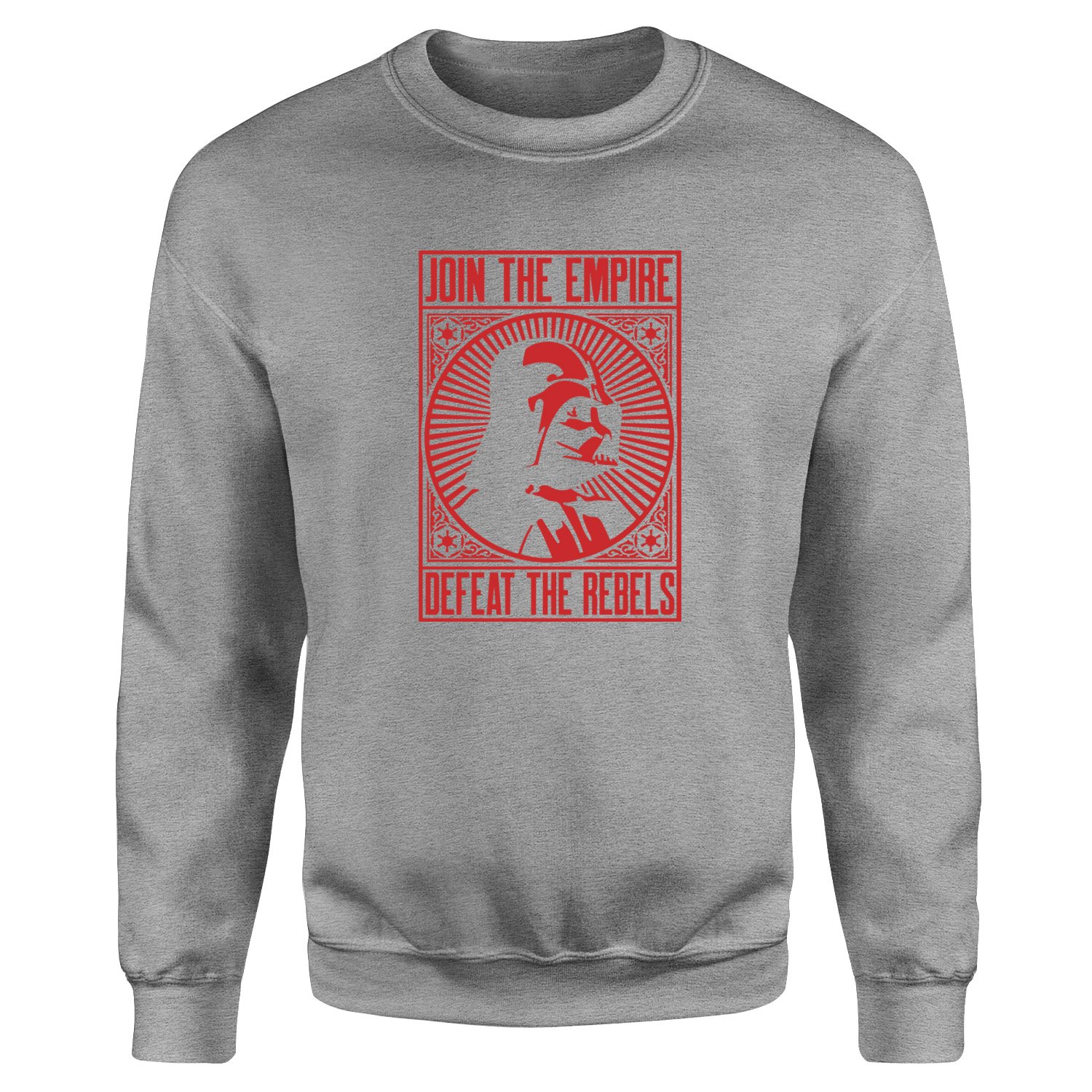 Join the Empire, Defeat the Rebels Sweatshirt XL - Gri