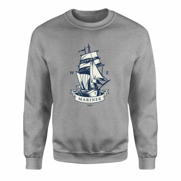 Mariner Denizci Sweatshirt L - Gri
