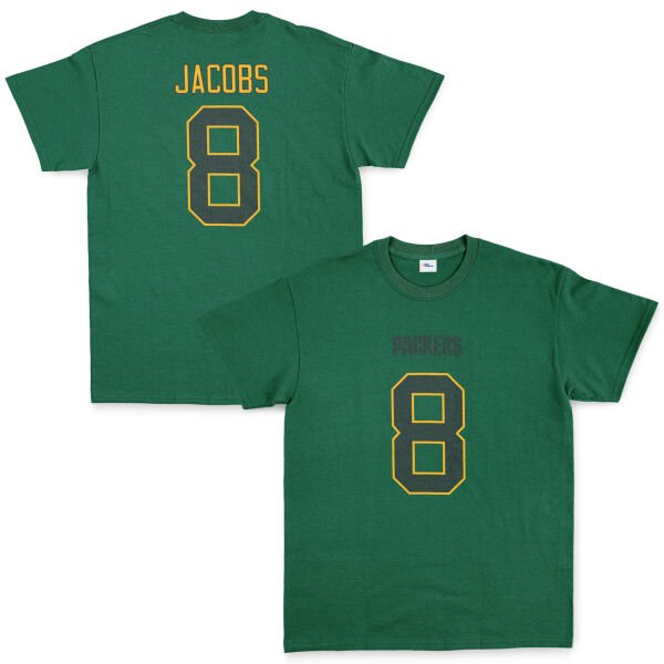 Josh Jacobs Green Bay Packers Tişört L - Nefti Yeşili
