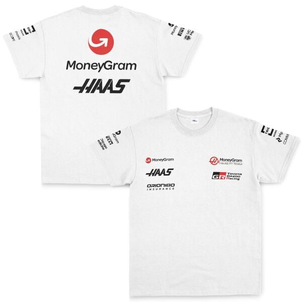 Haas Racing Teamline 2025 Black Tişört