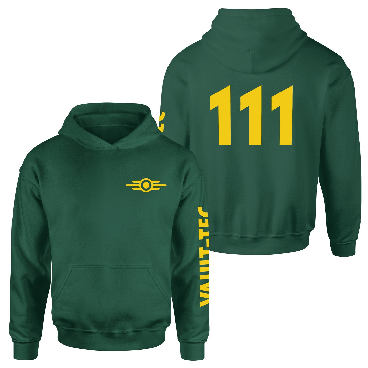 Vault 111 Dweller Hoodie M - Nefti Yeşili