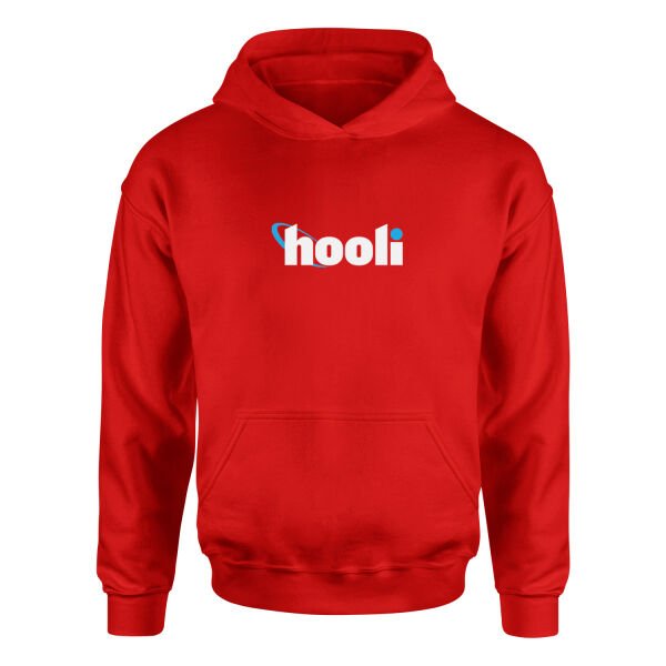 Hooli | Silicon Valley Hoodie M - Kırmızı