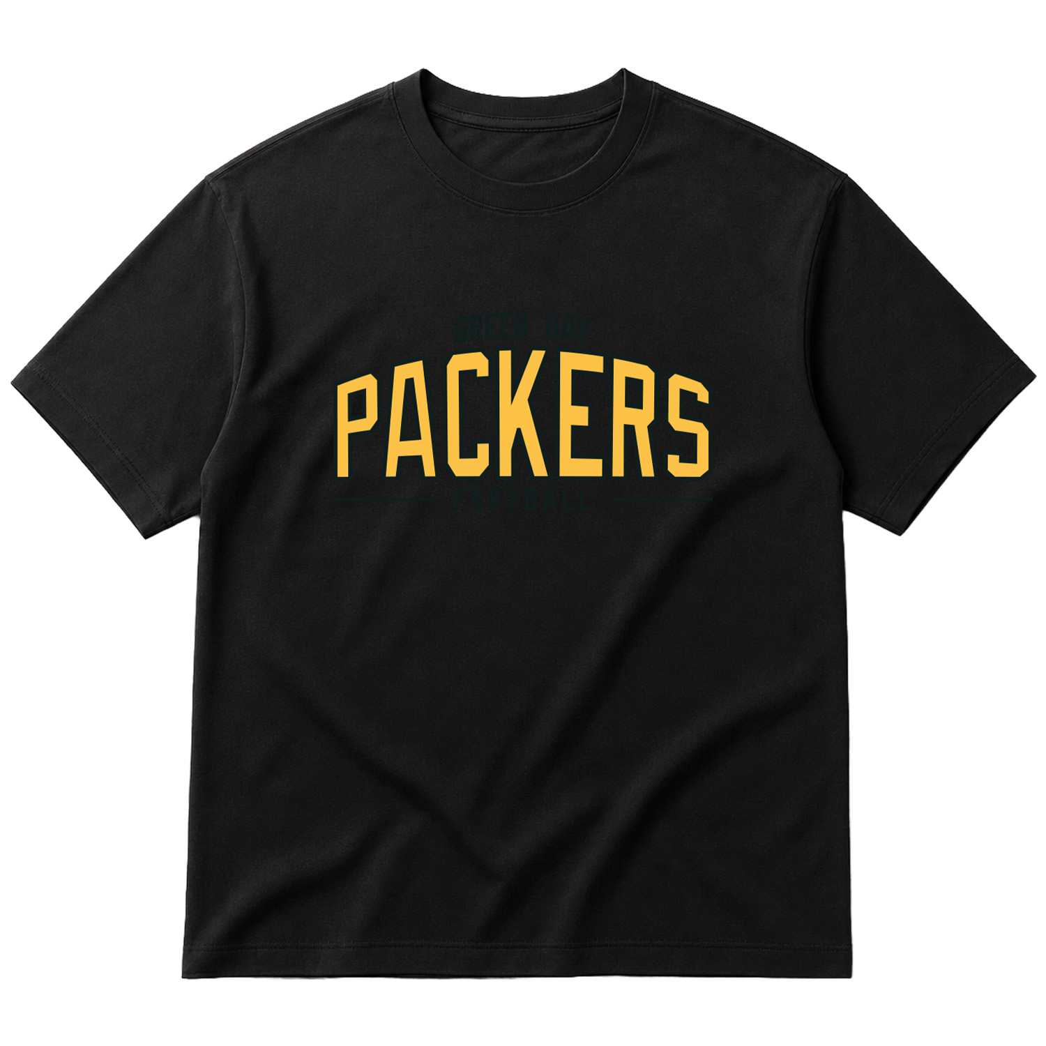 Green Bay Packers B Oversize Tişört XL - Siyah
