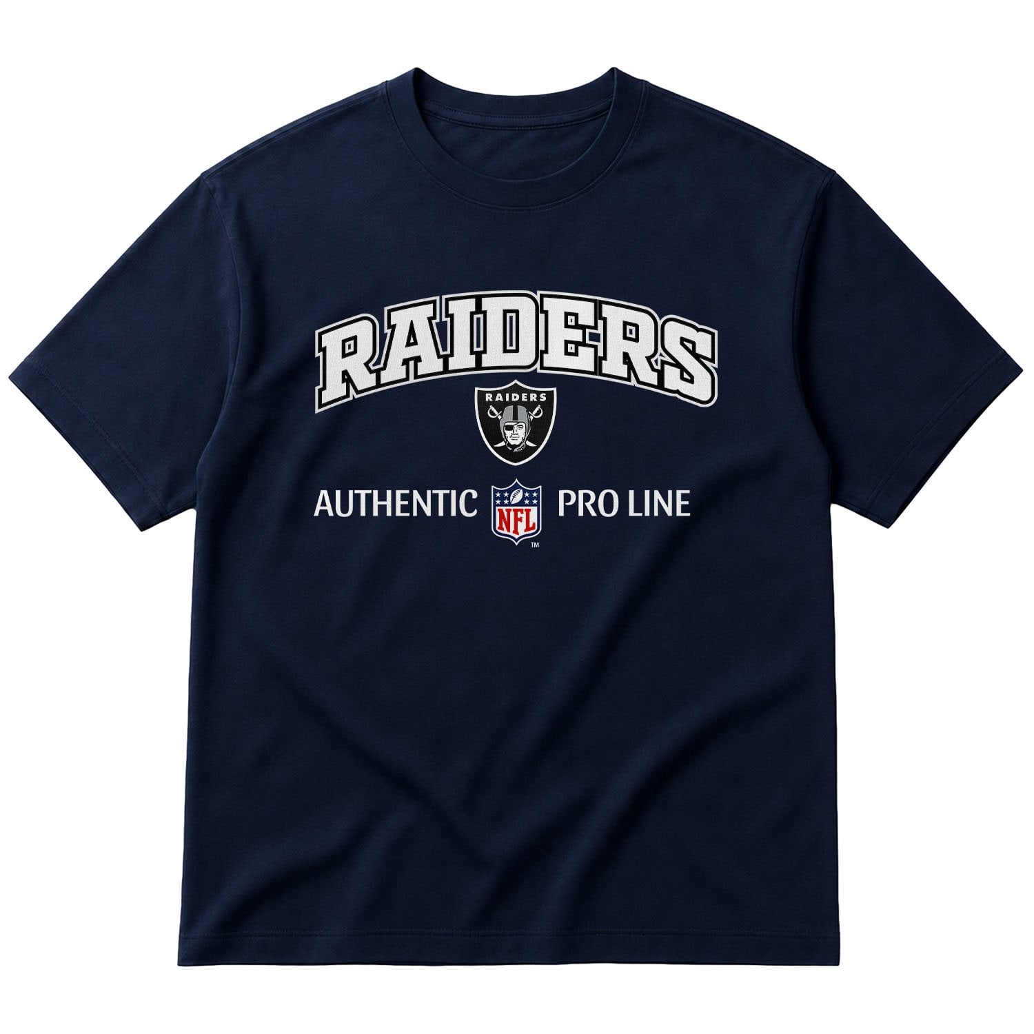 Raiders NFL Oversize Tişört XL - İndigo Mavisi