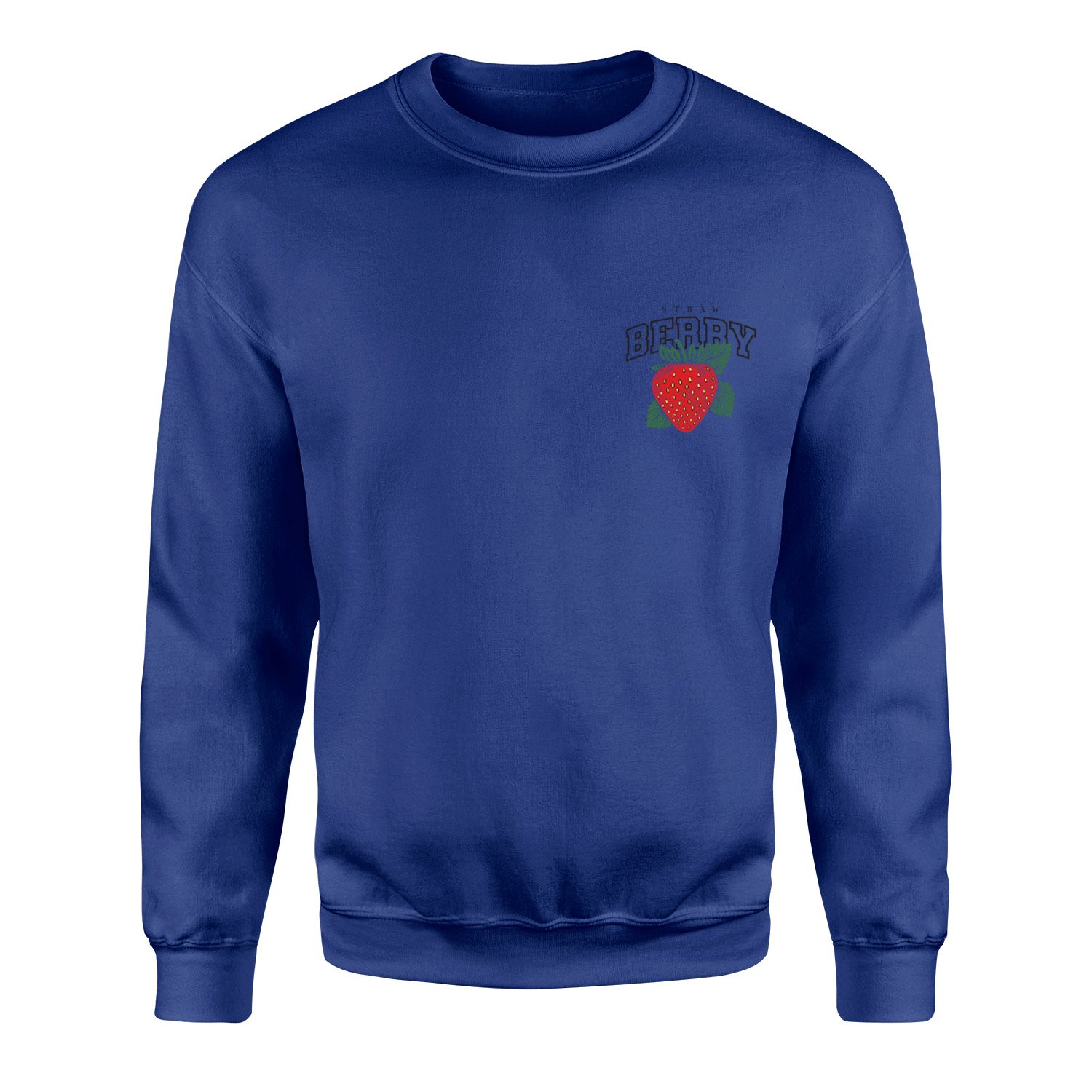 Strawberry Sweatshirt L - İndigo Mavisi