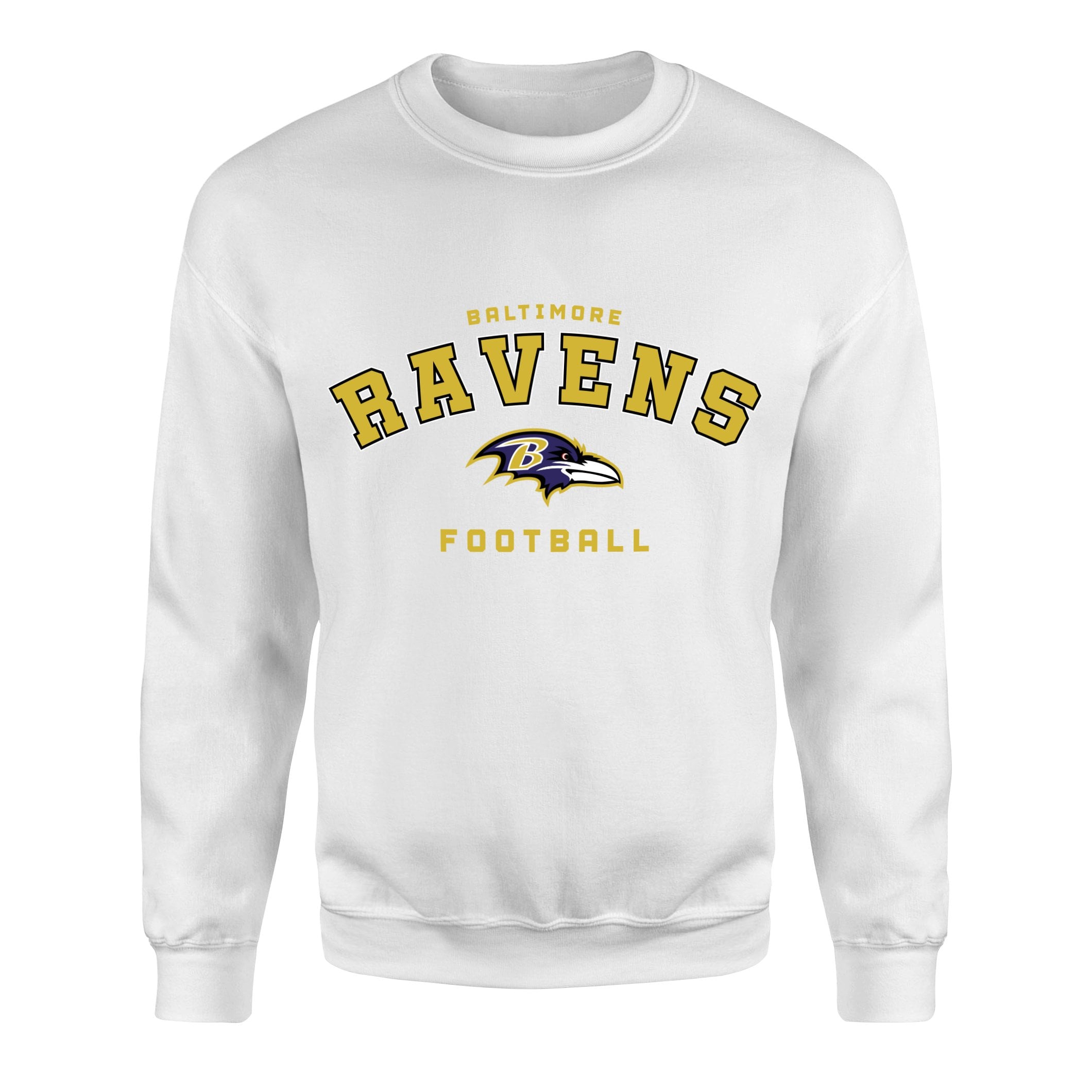 Baltimore Ravens Football 24 Sweatshirt S - Beyaz