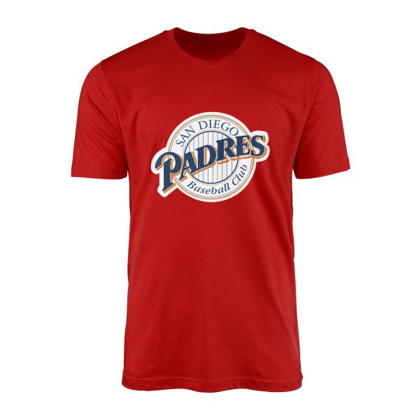 San Diego Padres Baseball Tişört M - Kırmızı