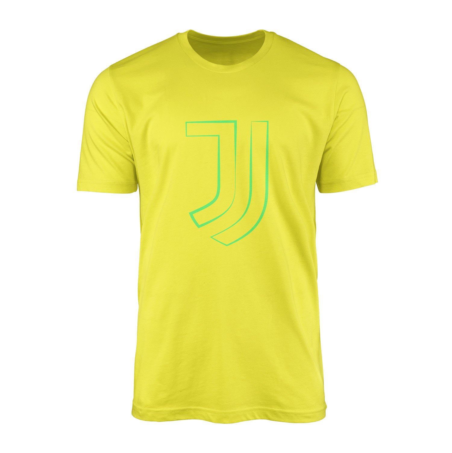 Juventus Green Strokes Tişört S - Sarı