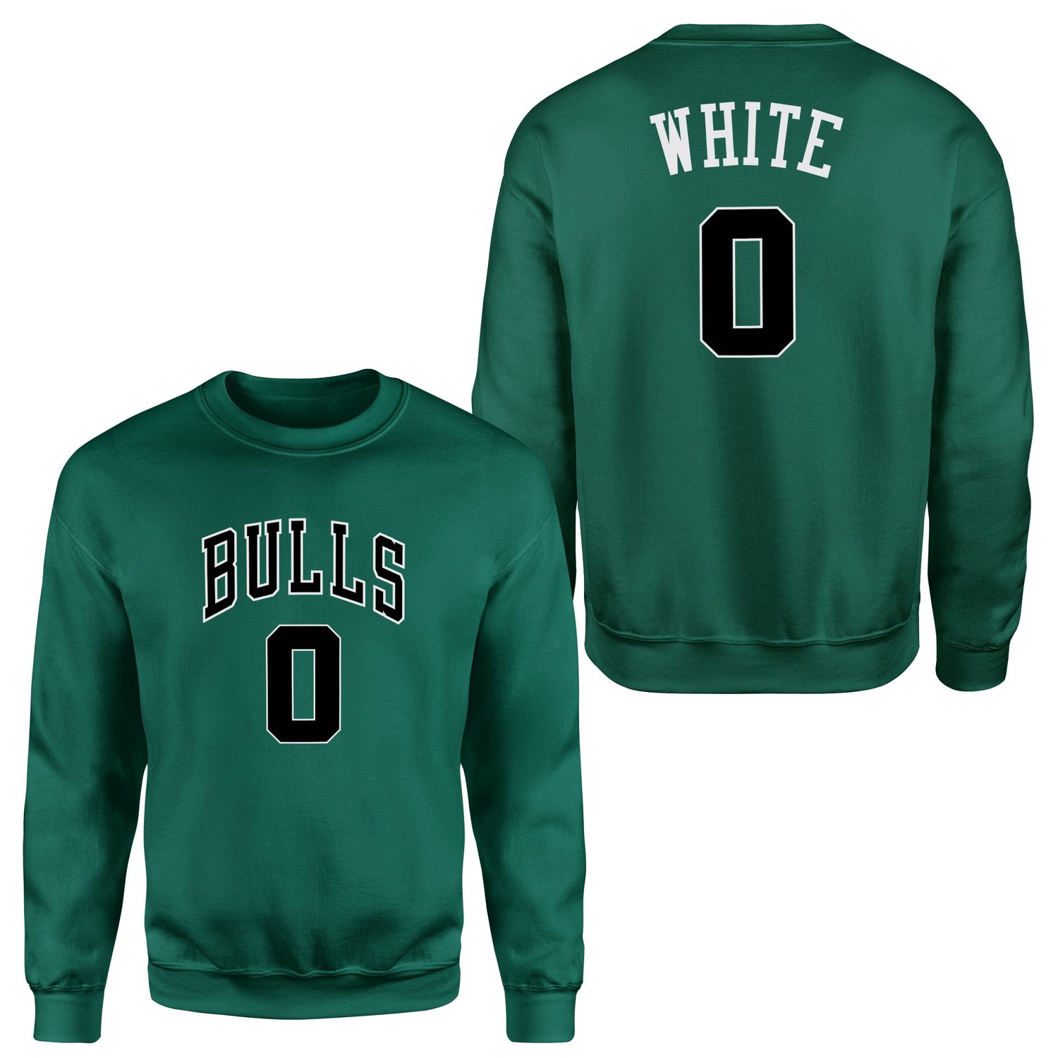 Coby White Forma Sweatshirt M - Nefti Yeşili