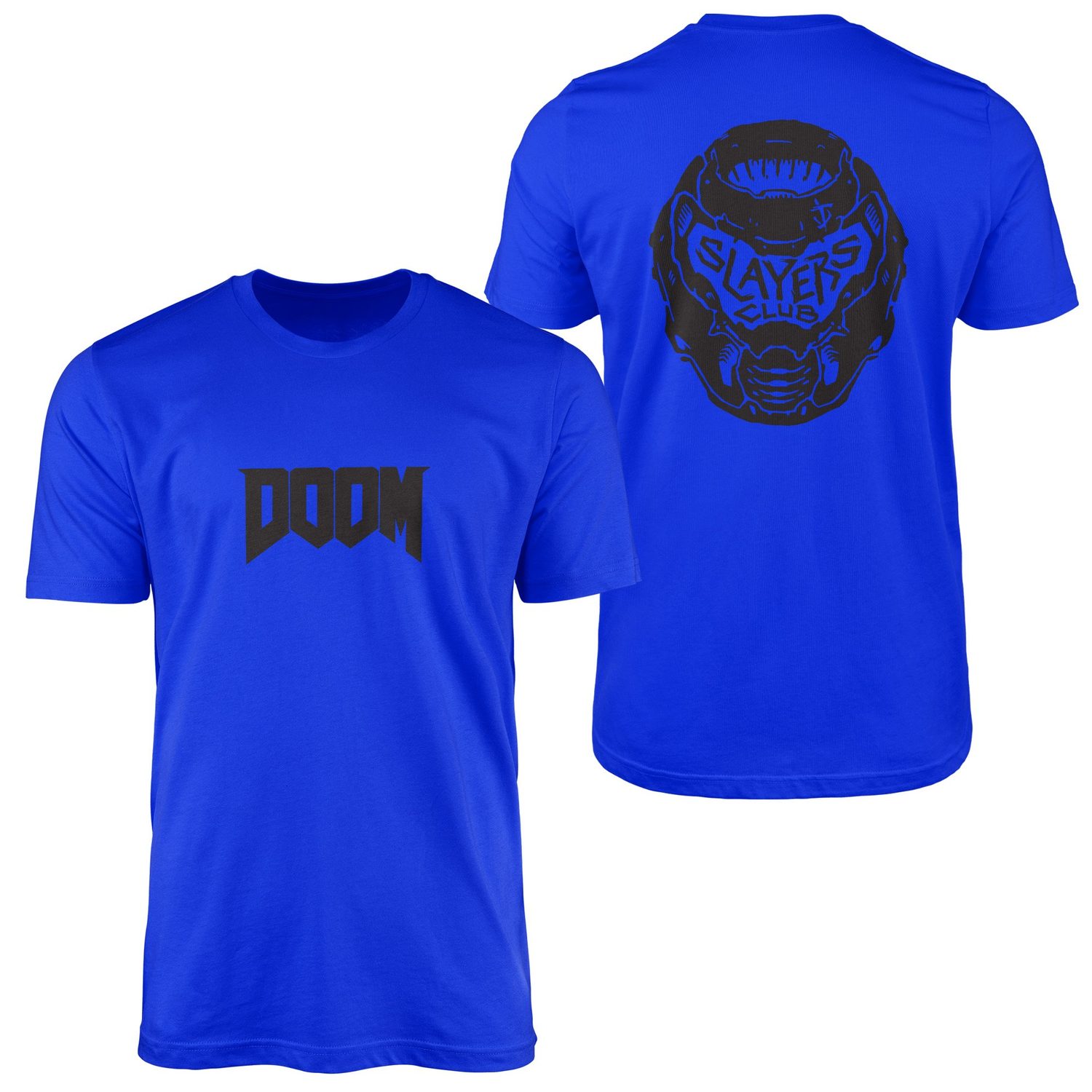 DOOM SLAYER Tişört XL - Mavi