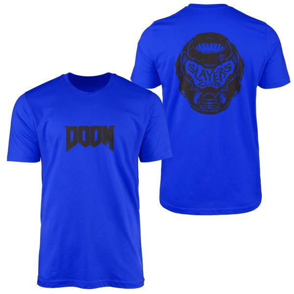 DOOM SLAYER Tişört XL - Mavi