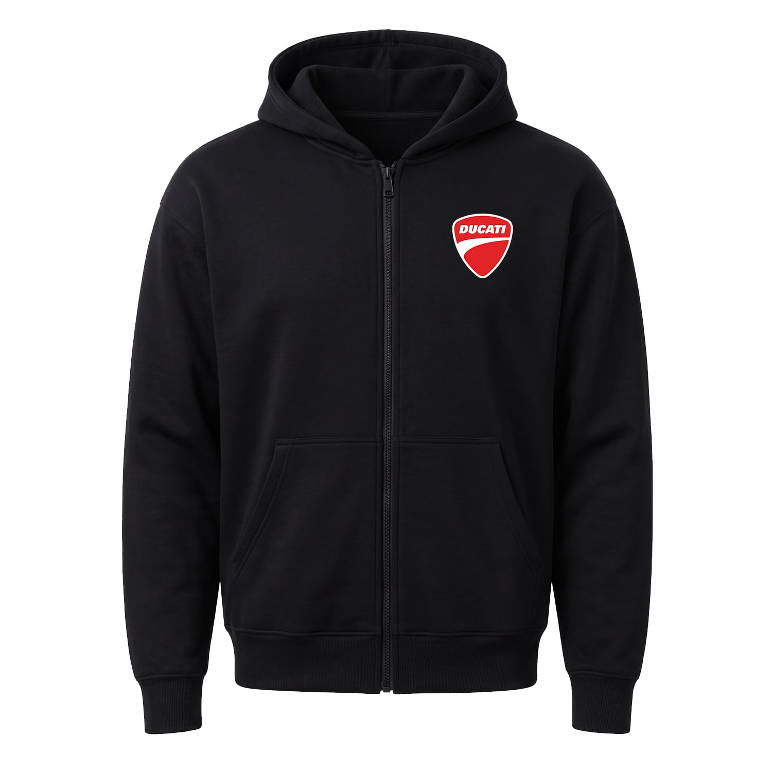 Ducati Fermuarlı Kapüşonlu Sweatshirt