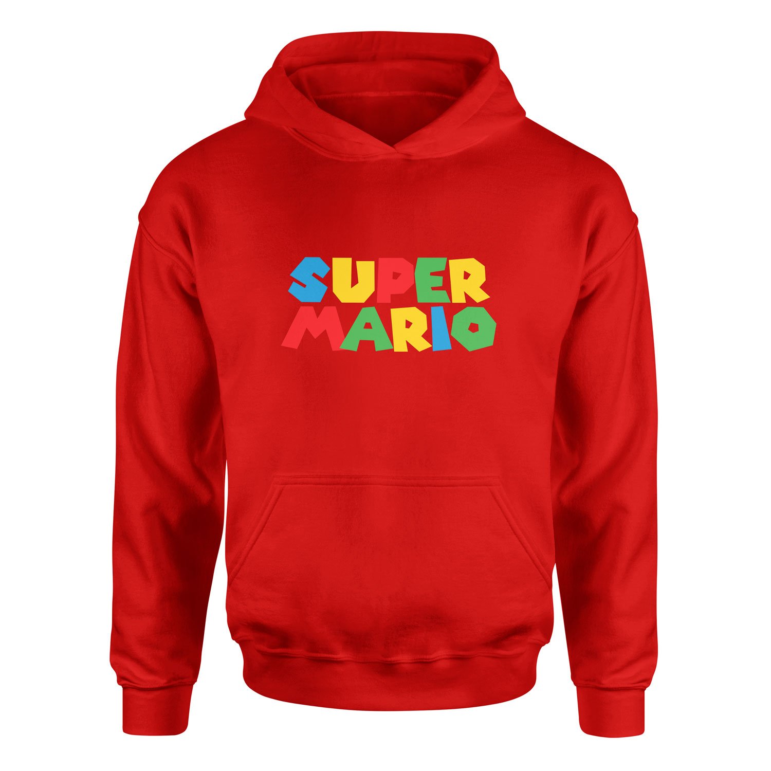 Super Mario Hoodie XL - Kırmızı