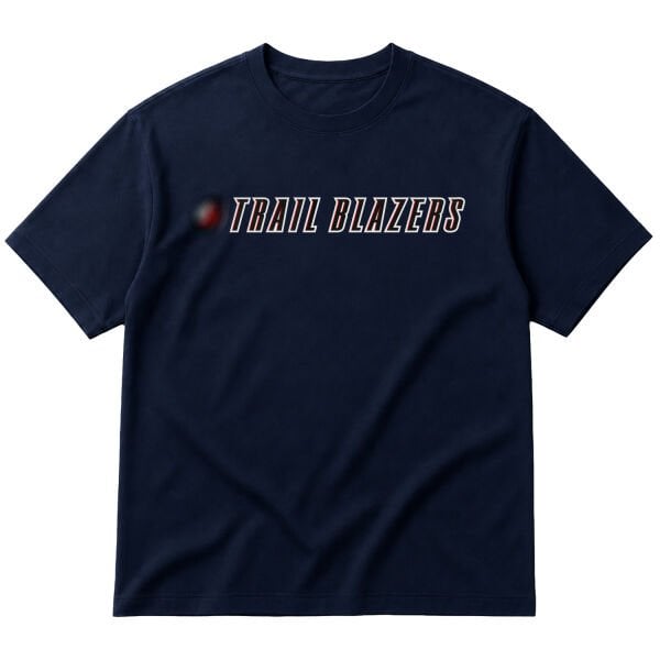 Trail Blazers Oversize Tişört M - İndigo Mavisi
