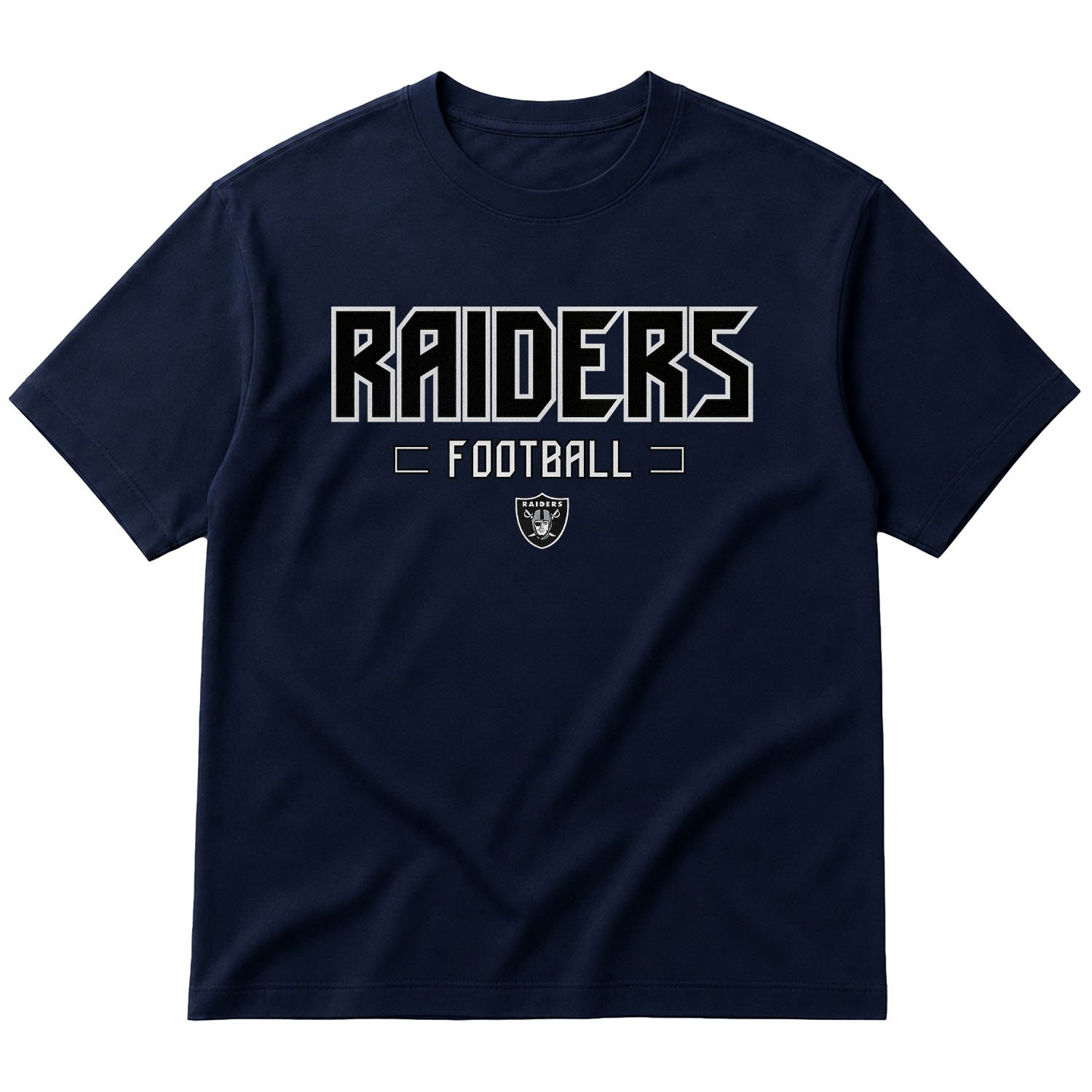 Las Vegas Raiders Football Oversize Tişört L - İndigo Mavisi