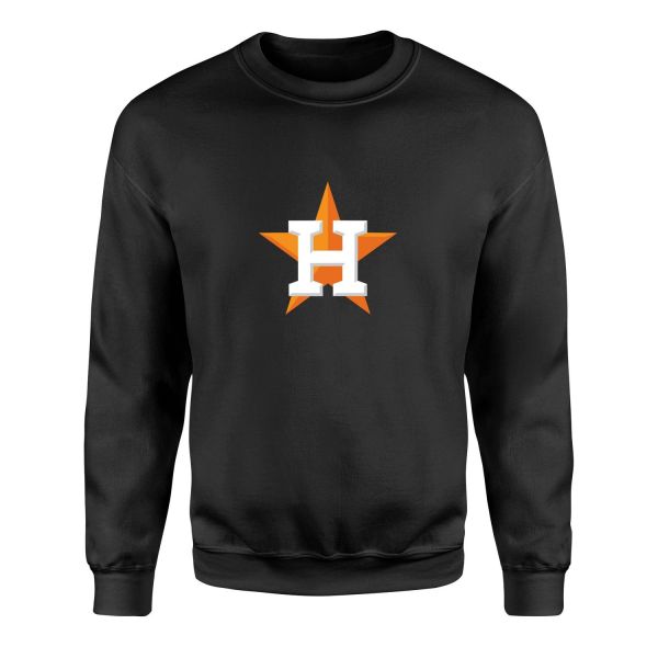 Houston Star Sweatshirt S - Siyah