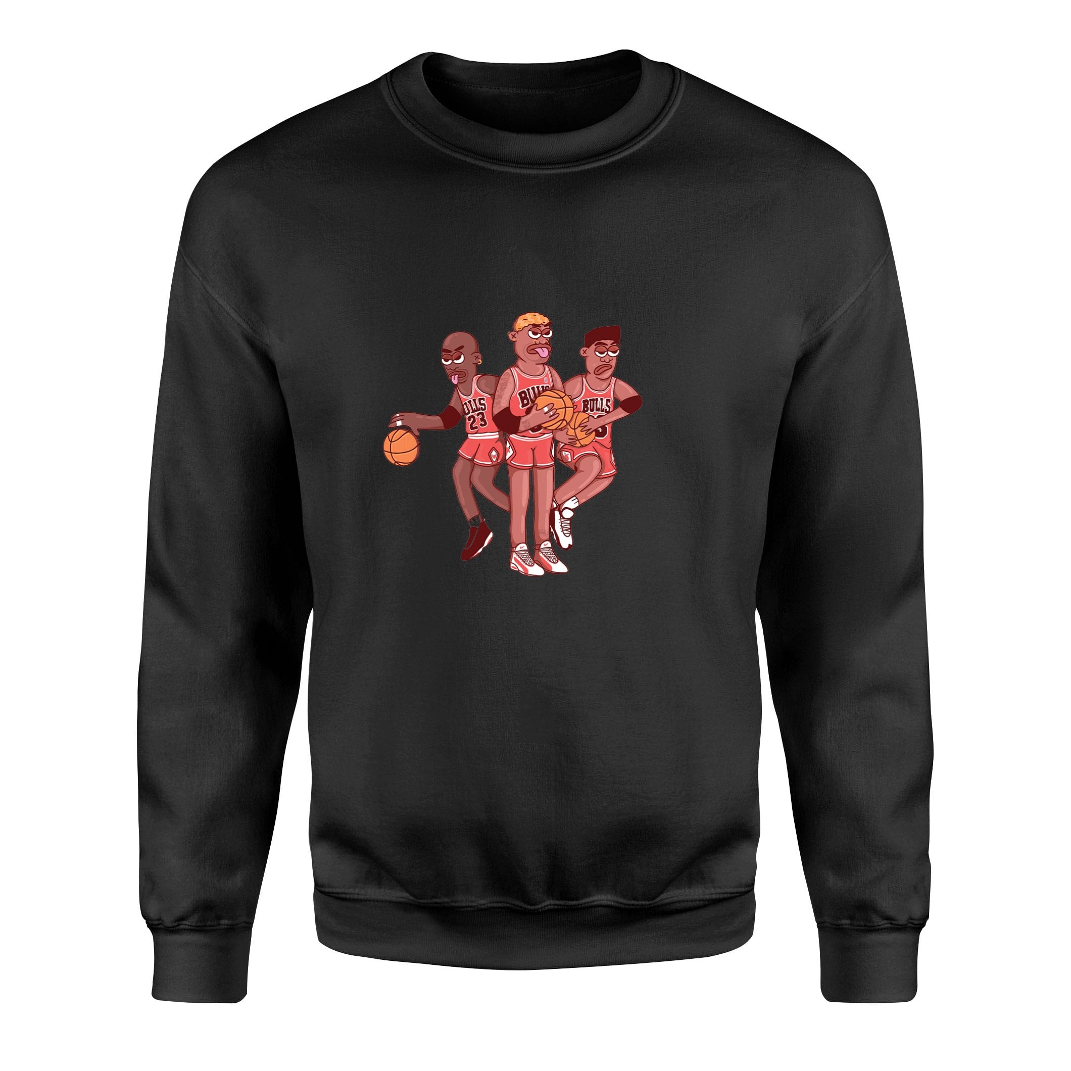 Jordan, Pippen, Rodman II Sweatshirt XXL - Siyah