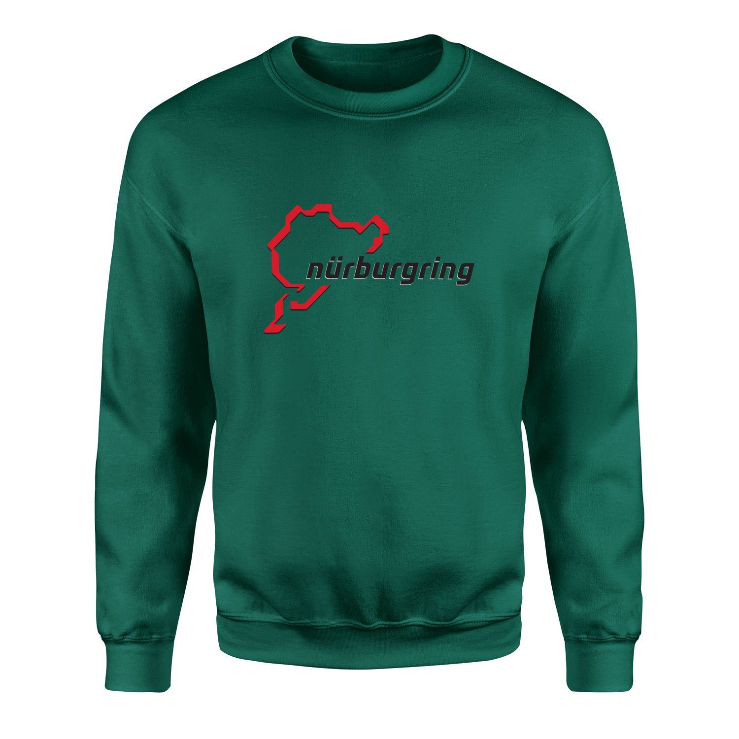 Nürburgring Big Sweatshirt XL - Nefti Yeşili