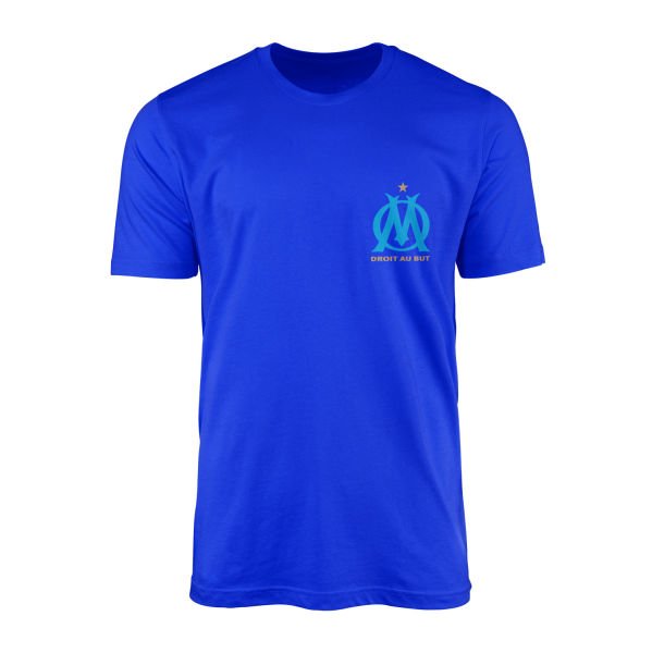 Olympique de Marseille Tişört XL - Mavi