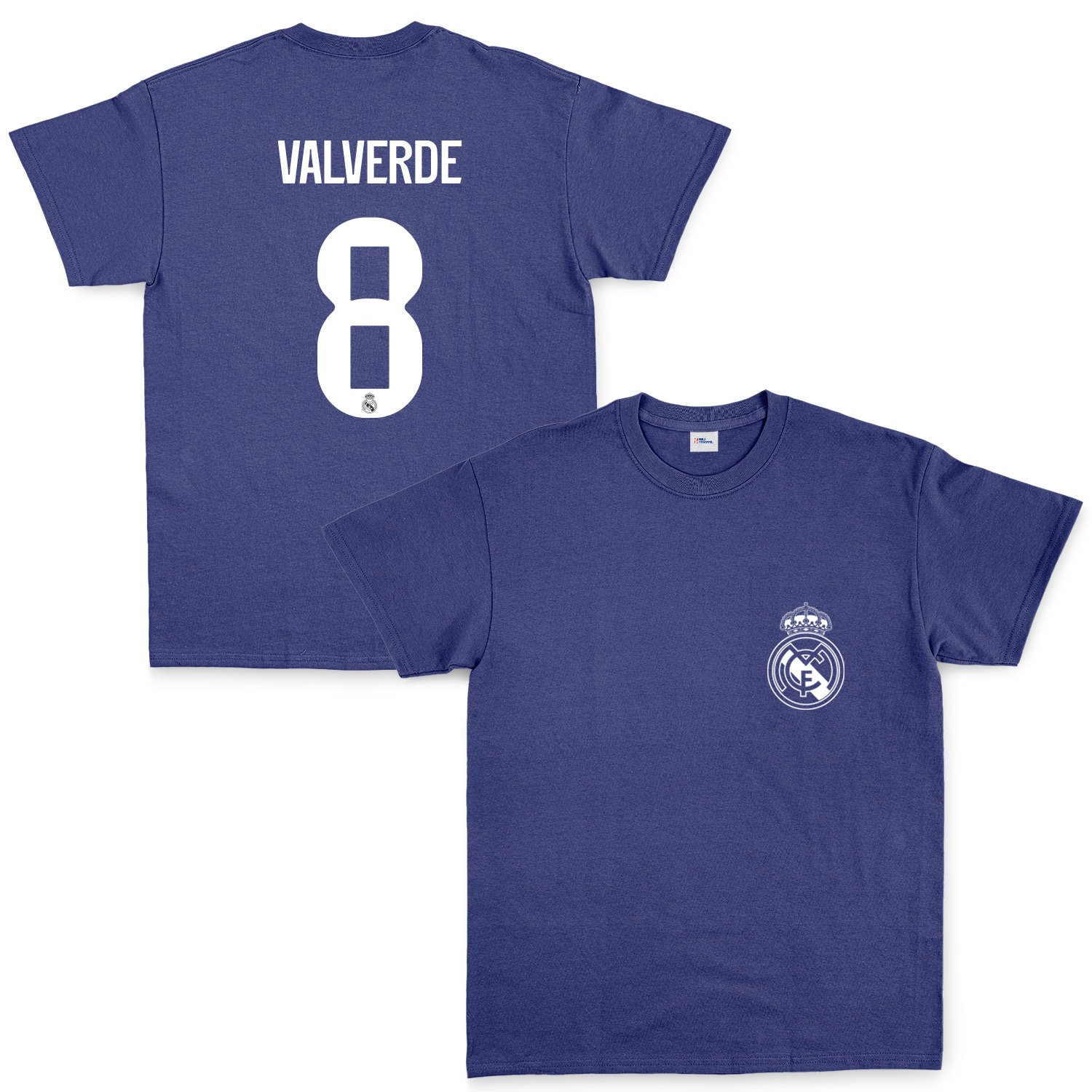 Federico Valverde RM BL Forma Tişört XXL - İndigo Mavisi