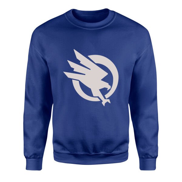 C&C Global Defense Initiative Sweatshirt M - İndigo Mavisi