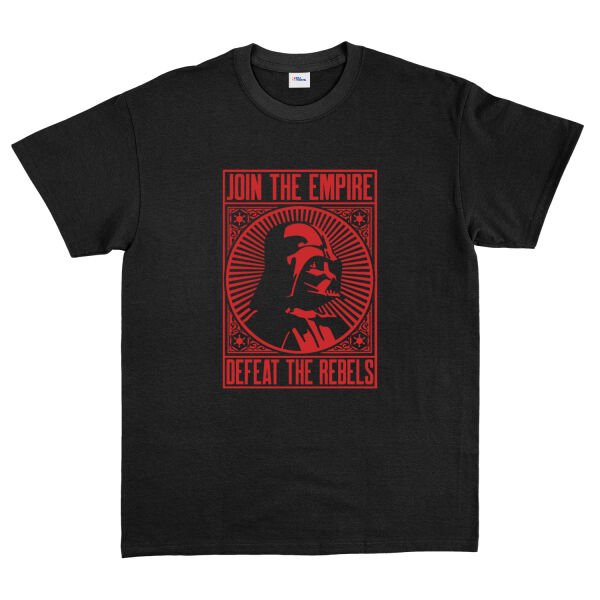 Join the Empire, Defeat the Rebels Tişört L - Siyah