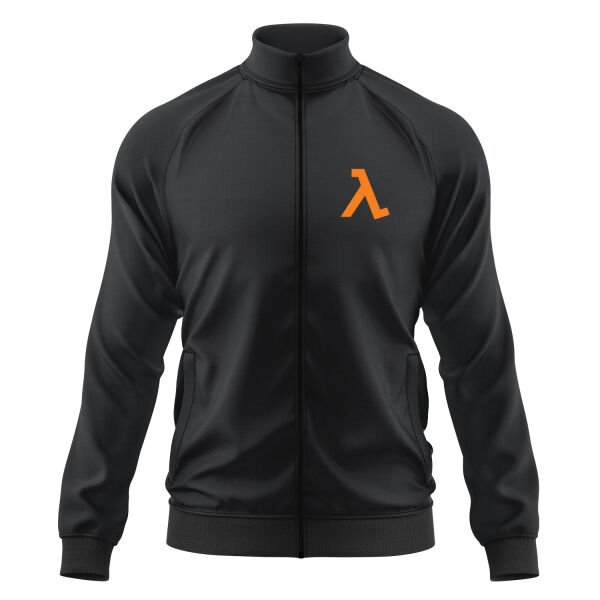 Half-Life Lambda Fermuarlı Sweatshirt S - Siyah