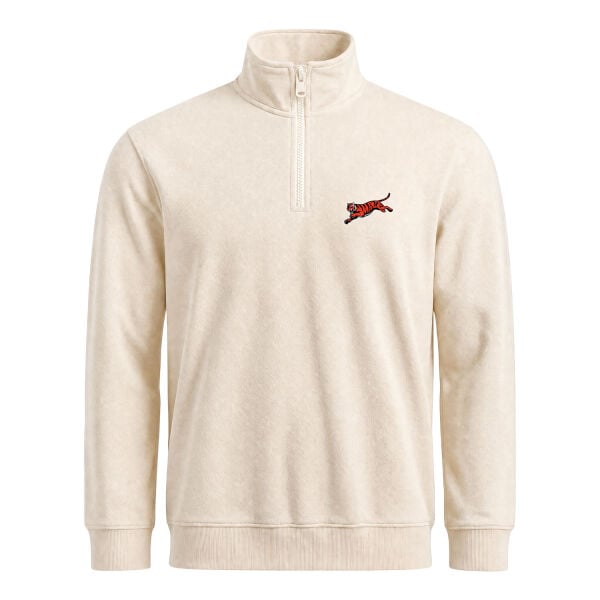 Cincinnati Bengals Tiger Yarım Fermuarlı Sweatshirt