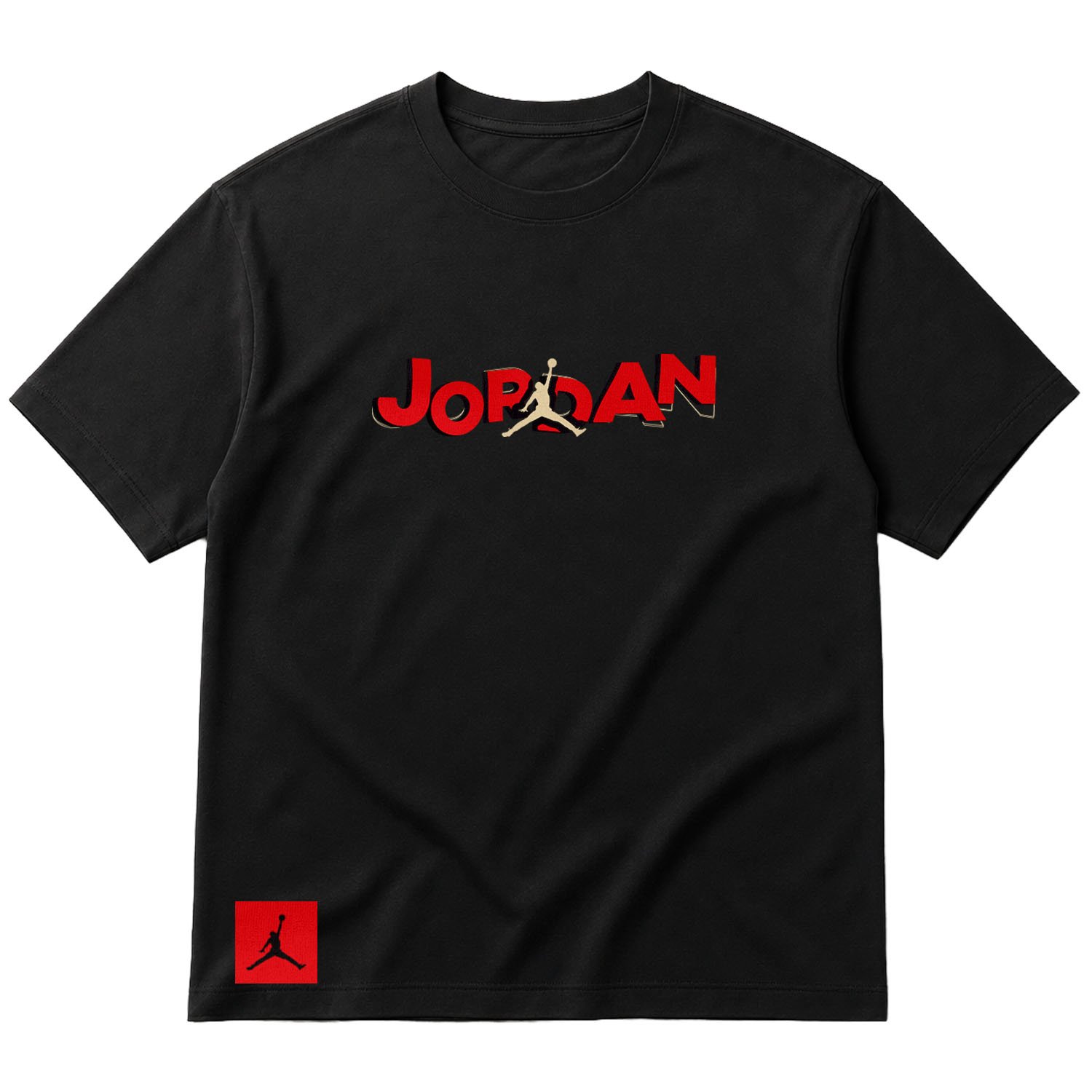 Air Jordan Elevated Oversize Tişört S - Siyah