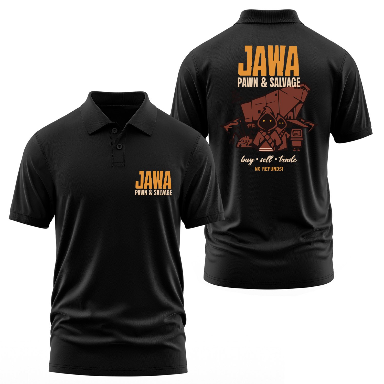 JAWA Pawn & Salvage | We Buy Junk! Polo Tişört XL - Siyah