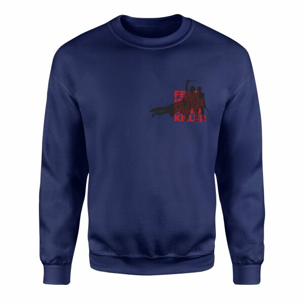 Fear Is The Mind Killer | Dune Sweatshirt XL - İndigo Mavisi