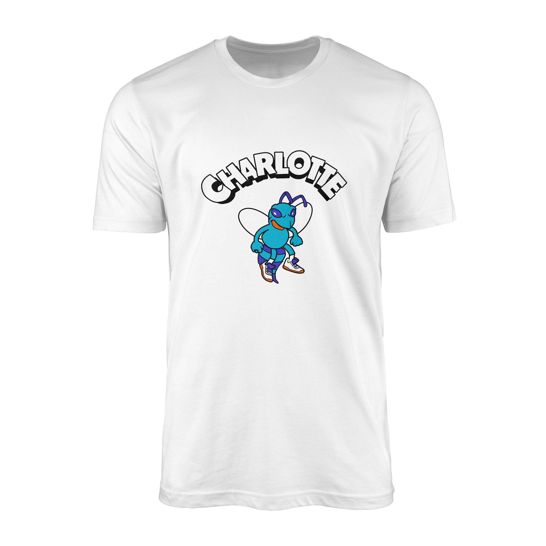 Charlotte Cartoon Tişört L - Beyaz