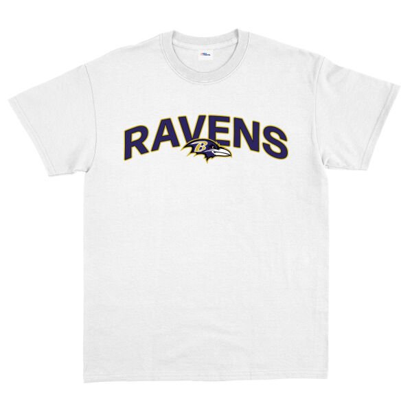 Ravens B Tişört L - Beyaz