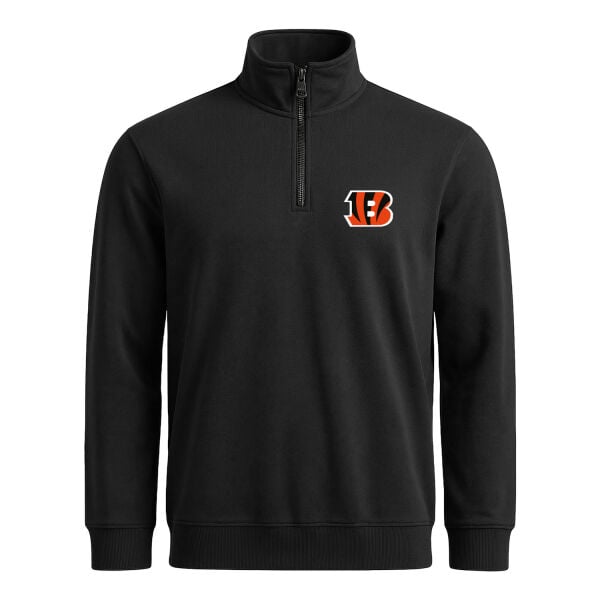 Cincinnati Bengals Yarım Fermuarlı Sweatshirt