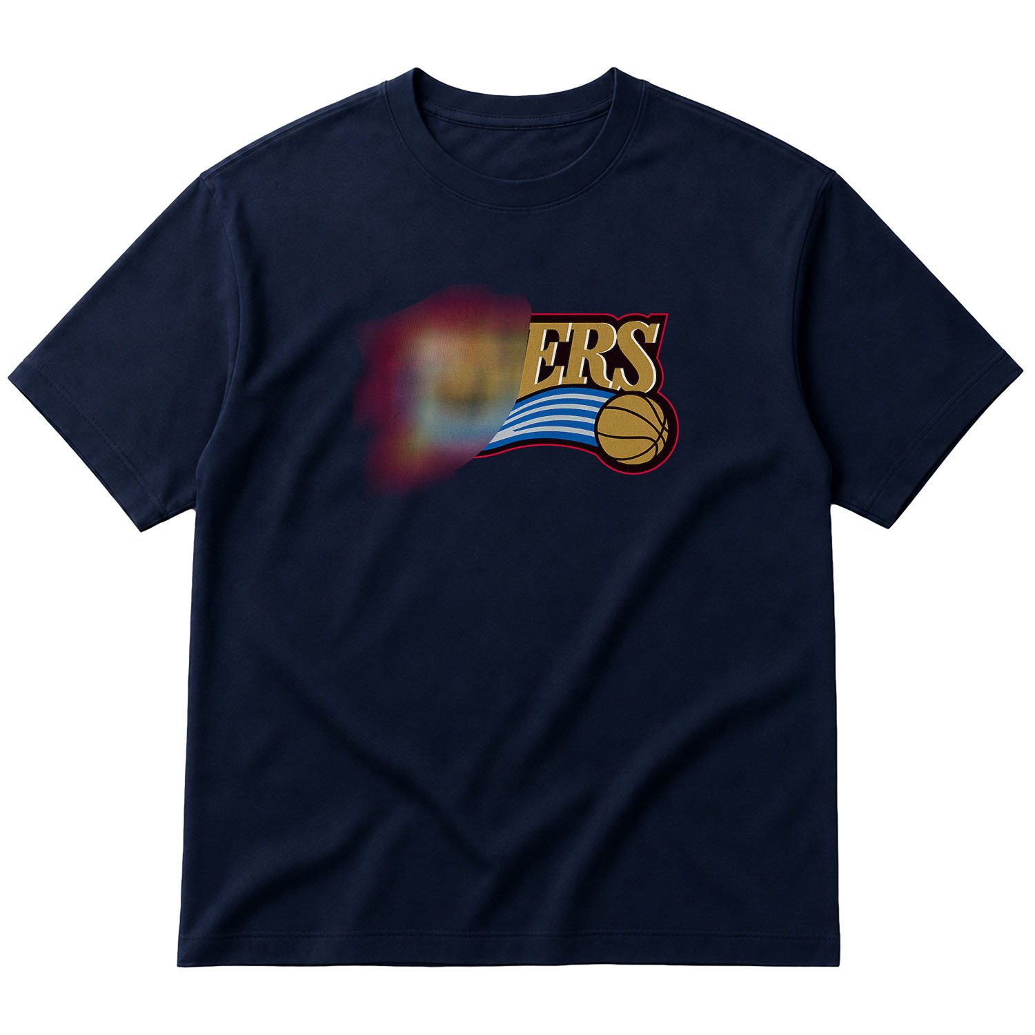 76ERS Oversize Tişört L - İndigo Mavisi