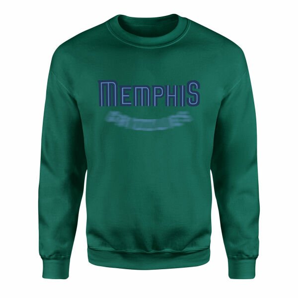 Memphis Sweatshirt L - Nefti Yeşili