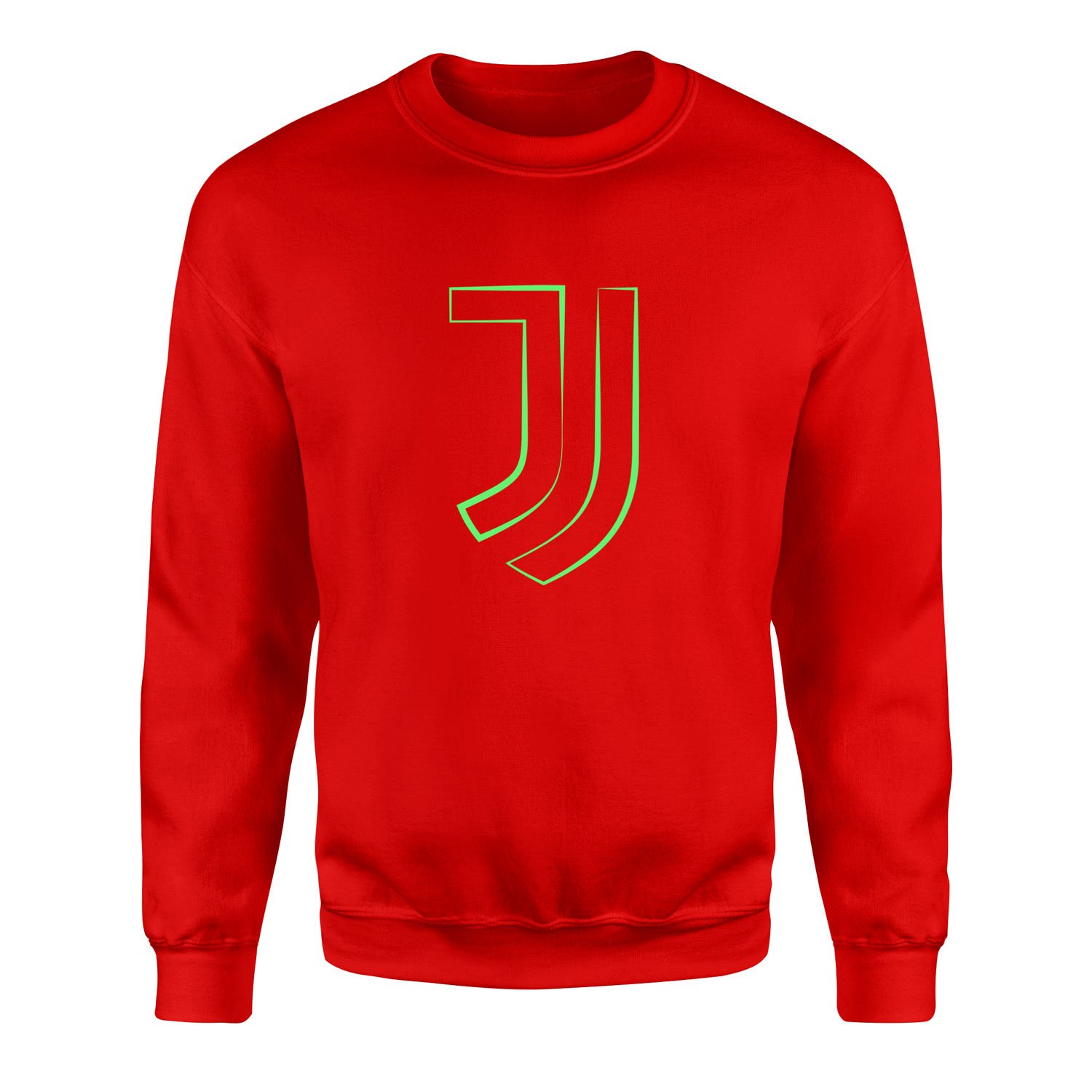 Juventus Green Strokes Sweatshirt M - Kırmızı