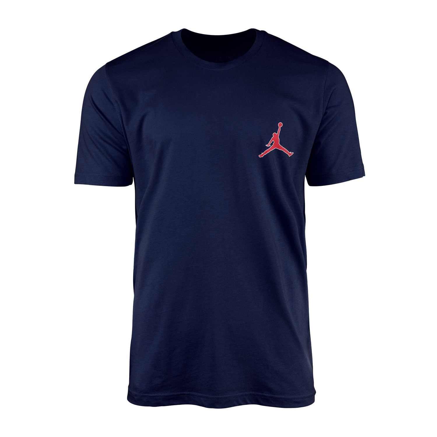 Air Jordan Red Stroked Tişört S - İndigo Mavisi