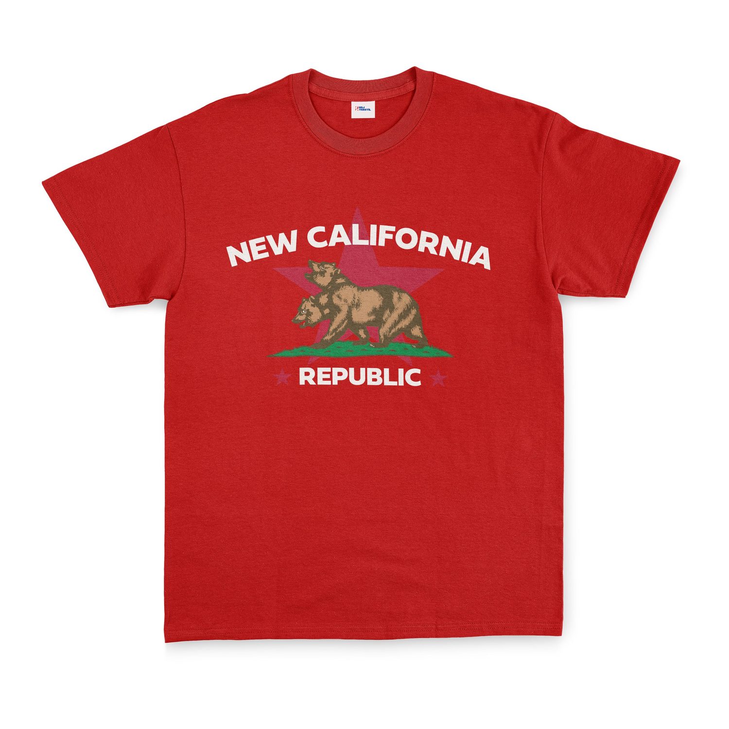 New California Republic Premium Tişört XXL - Kırmızı