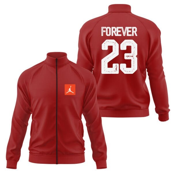 Air Jordan Forever 23 Fermuarlı Sweatshirt XL - Kırmızı