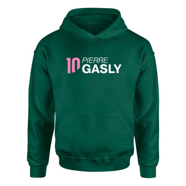 Pierre Gasly 10 Hoodie M - Nefti Yeşili