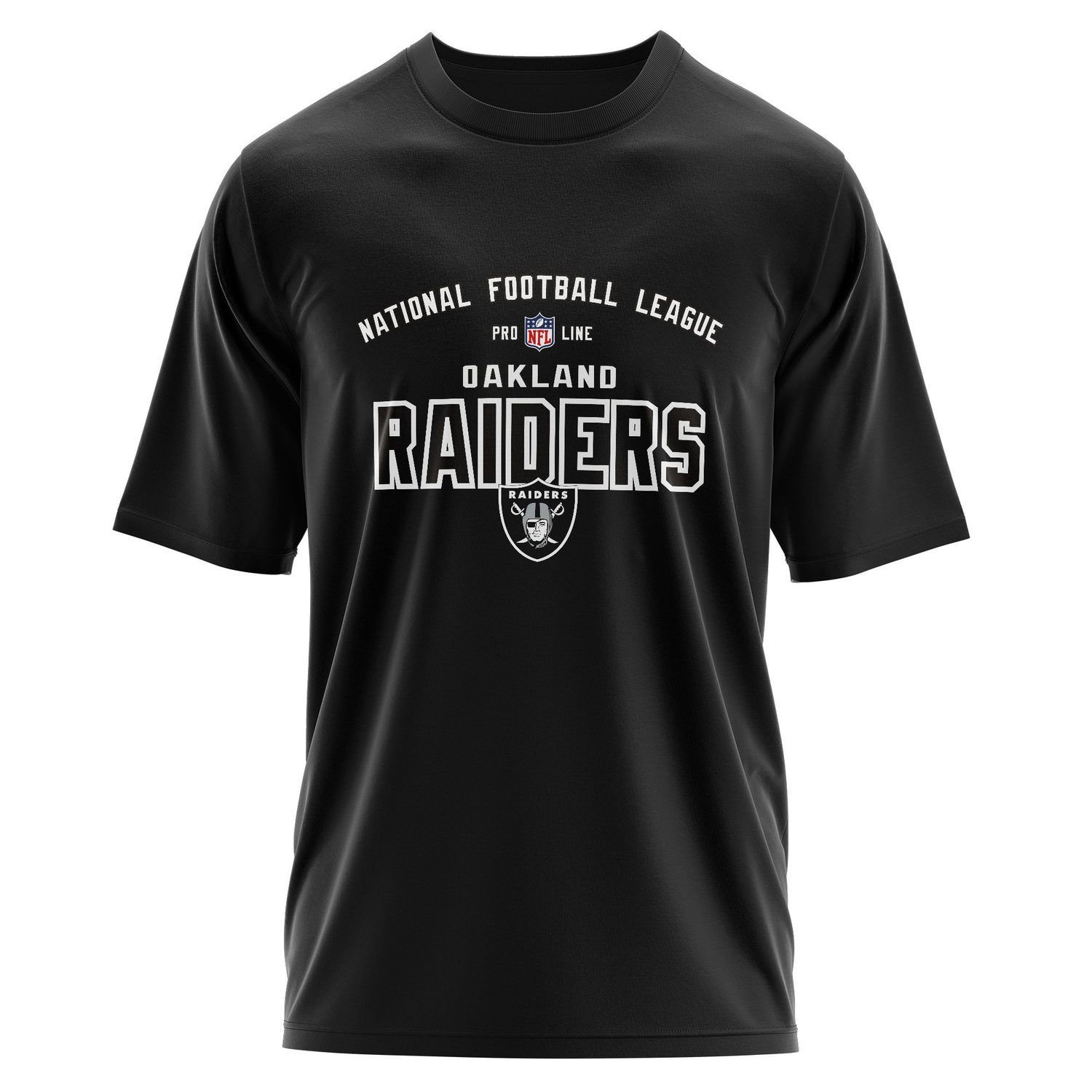Las Vegas “Oakland” Raiders Retro Edition NFL Oversize Tişört M - Siyah