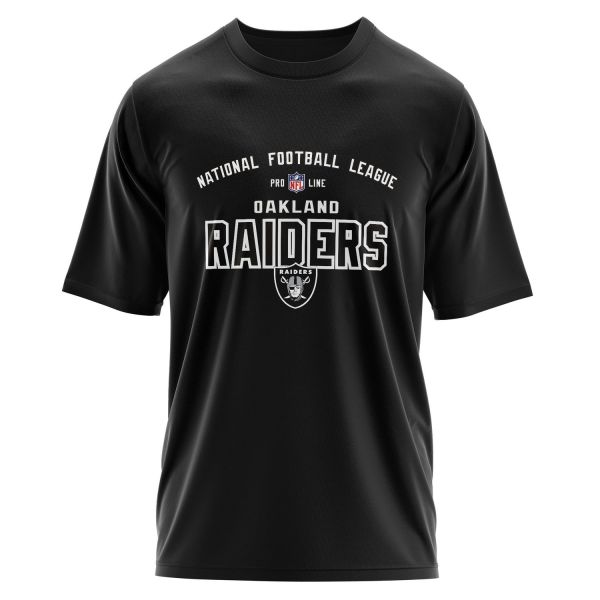 Las Vegas “Oakland” Raiders Retro Edition NFL Oversize Tişört M - Siyah