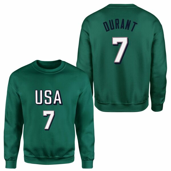 Kevin Durant Forma Sweatshirt S - Nefti Yeşili
